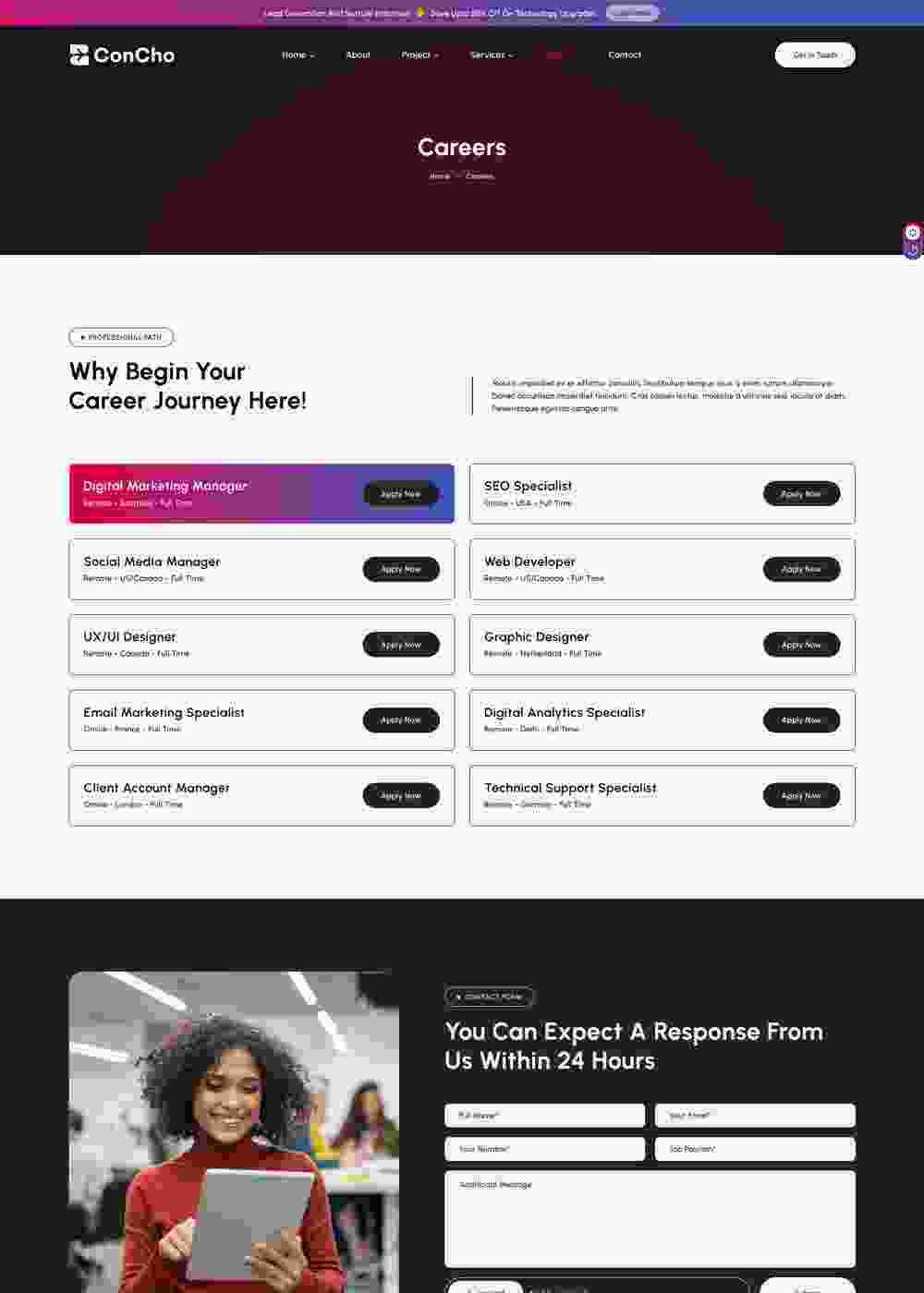Landing Page