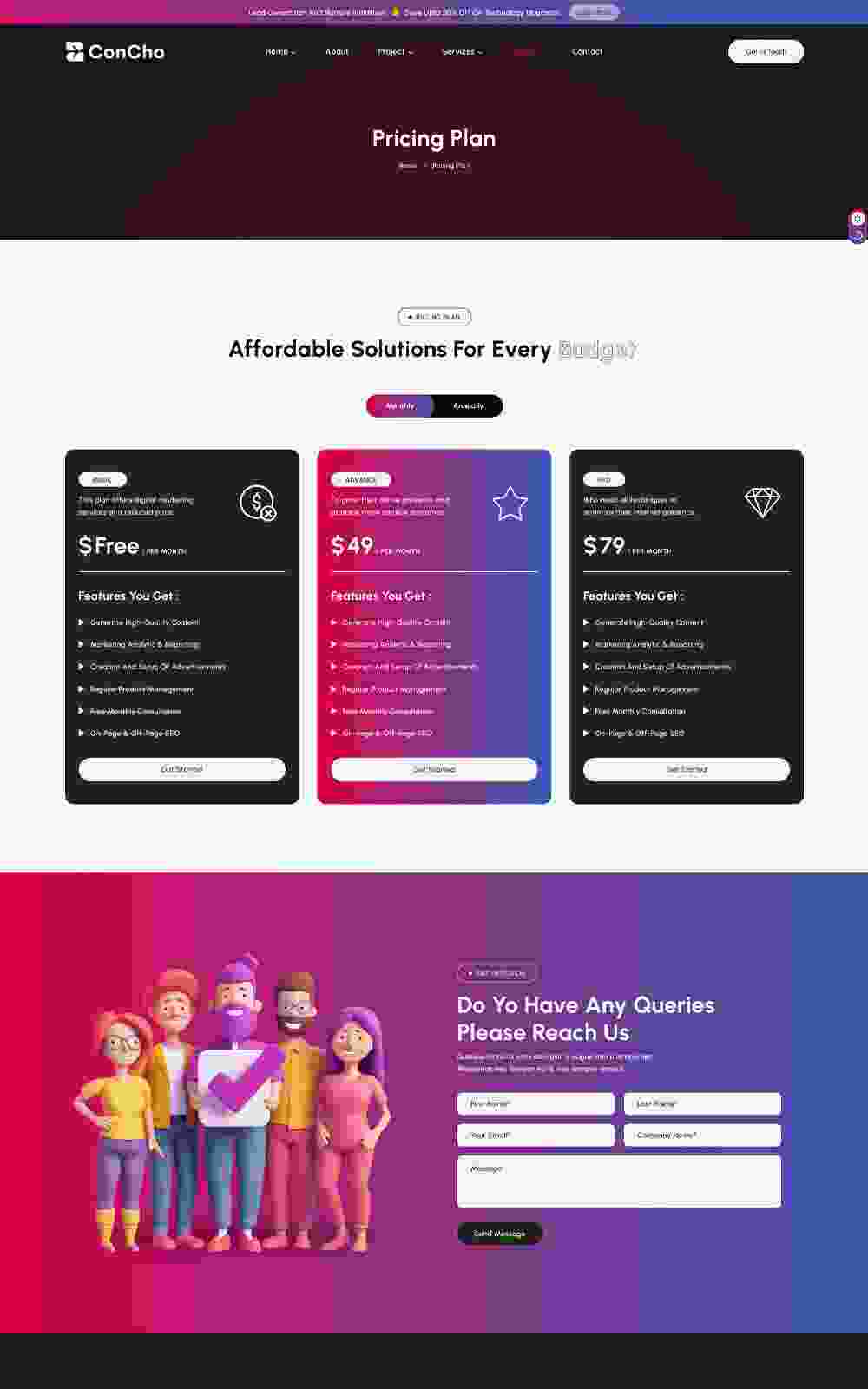 Landing Page