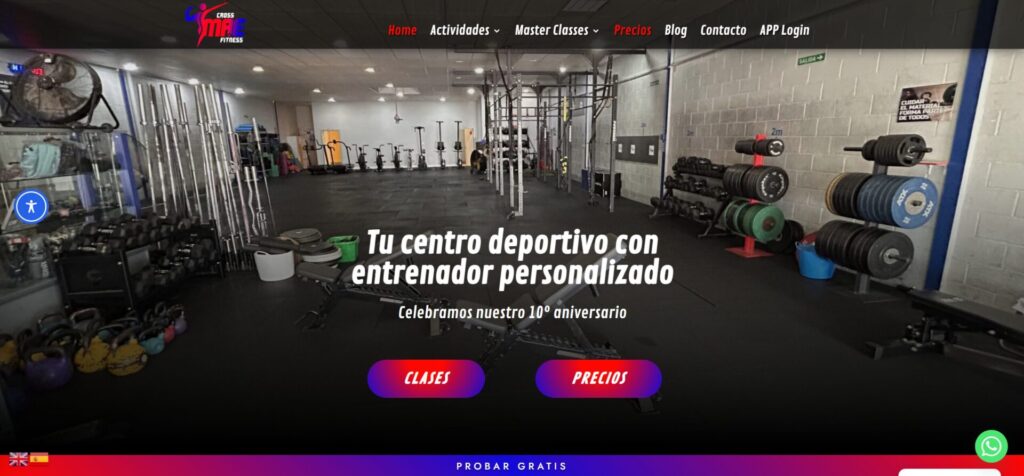 Nueva web Cross MAE Fitness