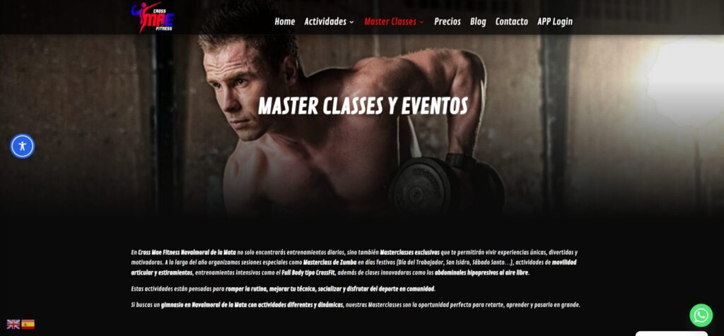 Nueva web Cross MAE Fitness